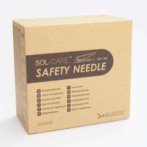 SOL-CARE SAFETY NEEDLES GREEN 21G 1 (SN2110) P100 AHP2605