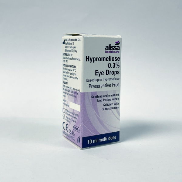 Hypromellose Eye Drops Preservative Free 0.3% w/v 10ml -1