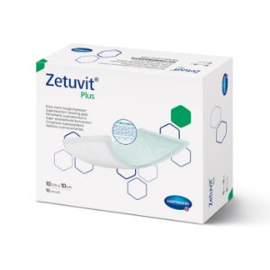 ZETUVIT PLUS Super Absorbent Wound Dressing 10x10cm - 10 - 3567351