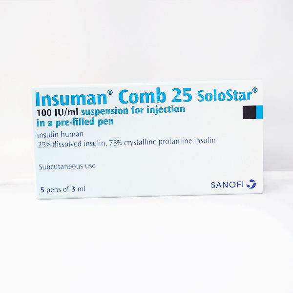 3585049-Insuman Combi 25 Solostar Pen 3ml x 5