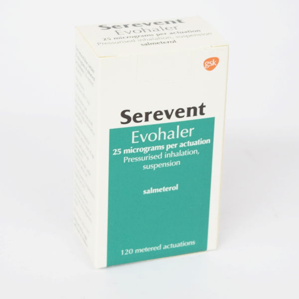 SEREVENT EVOHALER 25MCG 120DSE 3164142