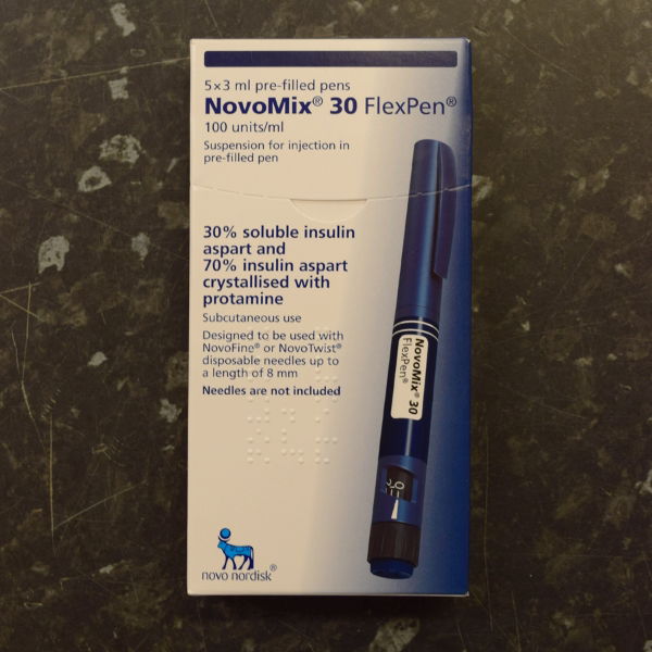 NOVOMIX 30 FLEXPEN 100U 5X3ML 2859569