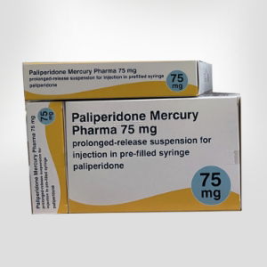 Paliperidone 75mg/0.75ml PR Inj PF Syringes - 1