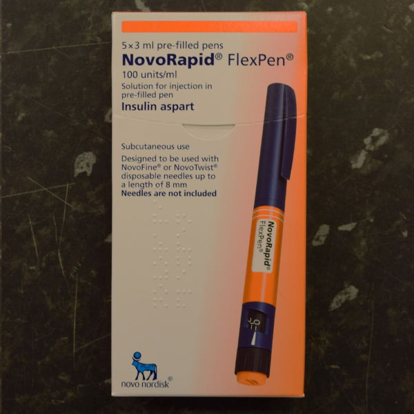 NOVORAPID FLEXPEN 100U 5X3ML 2883320