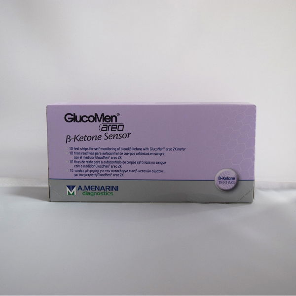 4017760-Glucomen Aero Blood Glucose Ketone Sensors-10pk