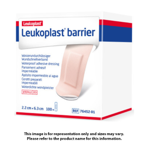 LEUKOPLAST Pre-cut Dressing Strips Barrier 7.2x 2.2cm - 100