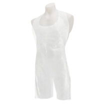 White Plastic Apron - 200pk - AHP0522