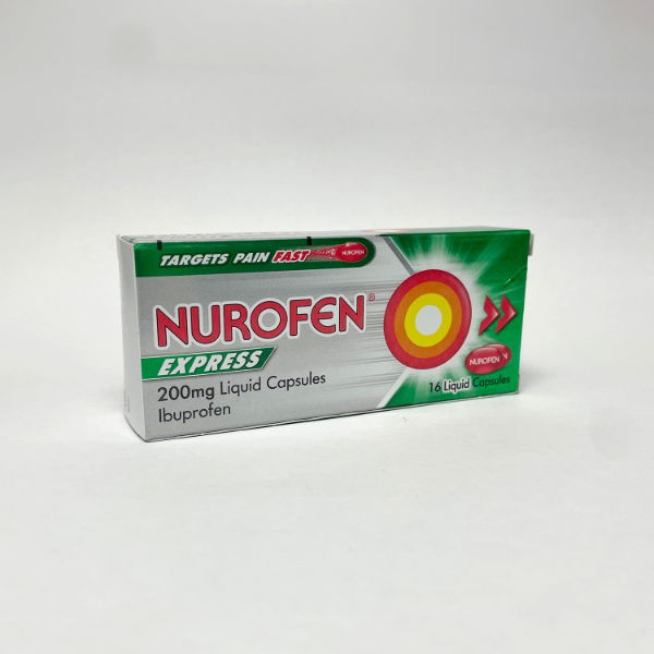 NUROFEN EXPRESS Liquid Capsules 200mg - 16