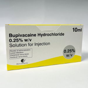 Bupivacaine Injection 0.25% 25mg/10ml - 20