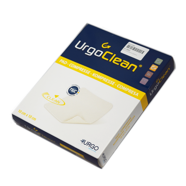 Urgoclean Absorbant Dressing Packs of 10 10cm x 10m 3678885