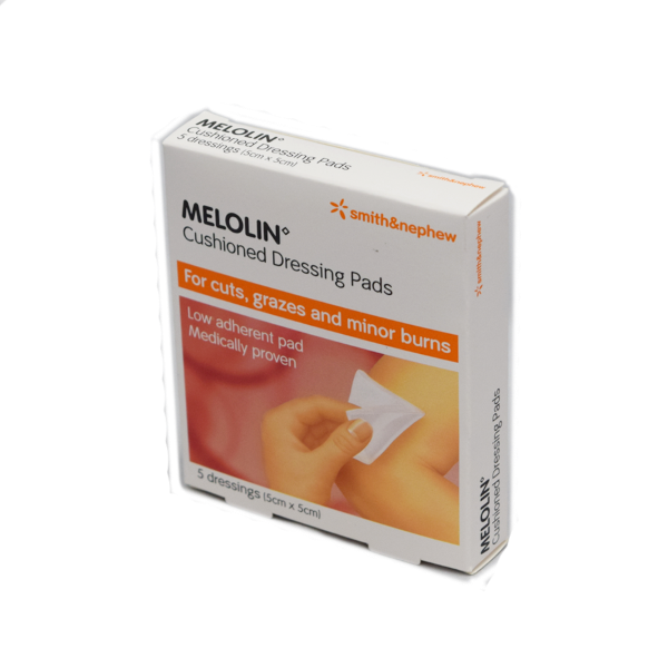 Melolin Dressing 5cm x 5cm (Pack of 5) OTC 2410959