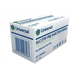 ALCOTIP PRE-INJECTION SWABS 100 - AHP0463