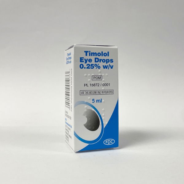 Timolol Eye Drops 0.25% 5ml - 1