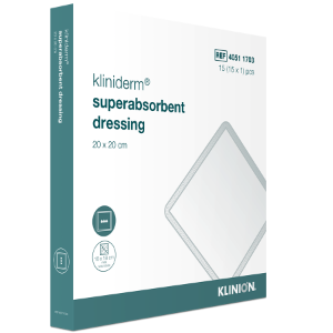 KLINIDERM SUPERABSORBENT Sterile Dressing 20 x 20cm - 15