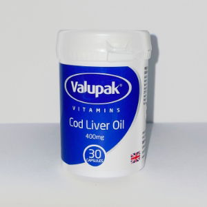 VALUPAK Capsules Cod Liver Oil 400mg - 30