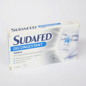 SUDAFED PSEUDOEPH 60MG TABS 12 3570603