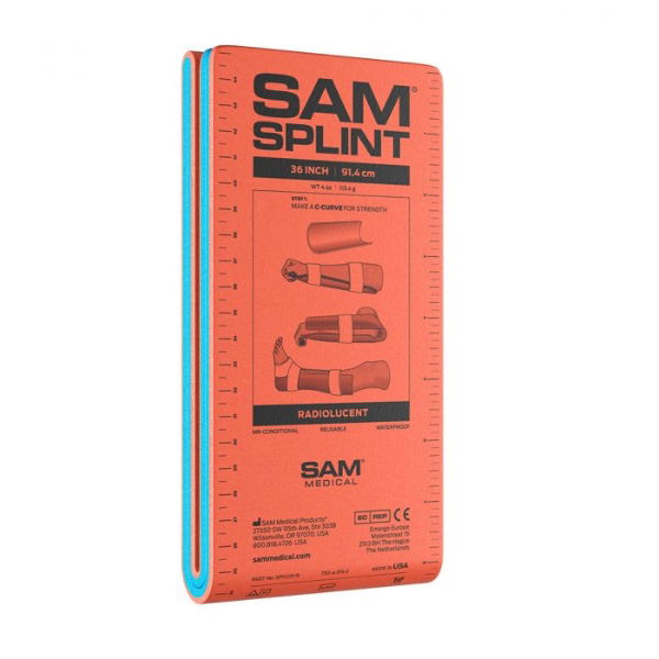 AHP3863 SAM SPLINT FLAT ORANGE BLUE 36 sp615or