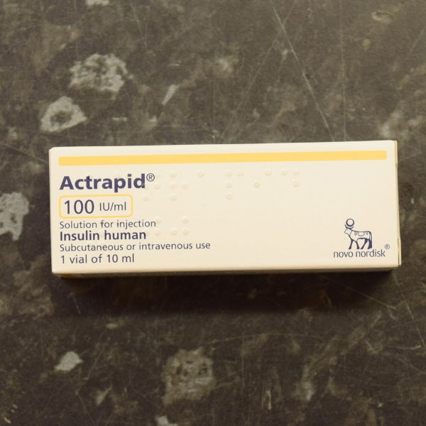 ACTRAPID 100IU 10ML 0417642