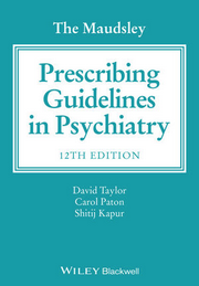 MAUDSLEY PRESCRIBING GUIDELINES - AHP0946