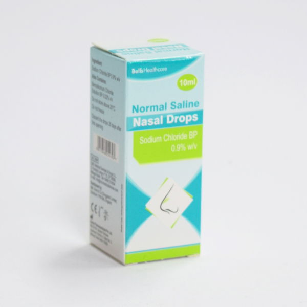 SALINE NASAL DROPS 10ML AHP0639