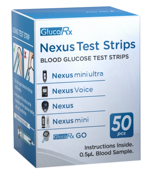 GlucoRx Nexus Test Strips 50 - 3552726