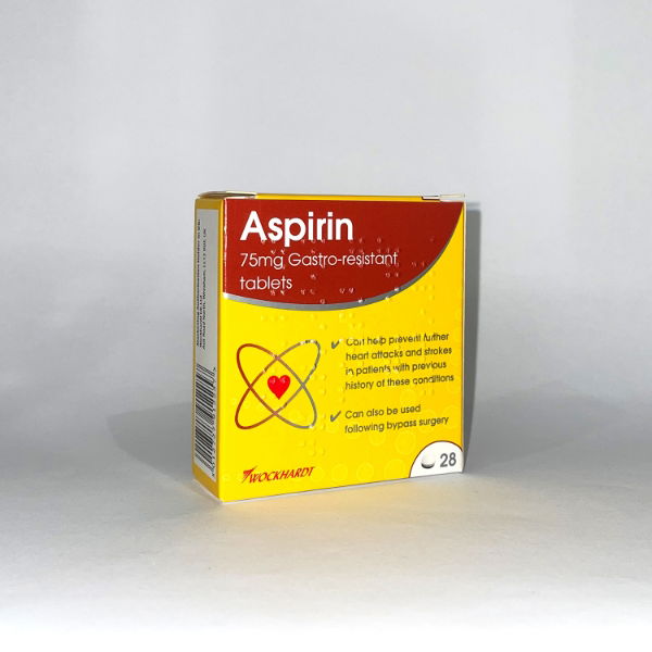 Aspirin Gastro-Resistant Tablets 75mg - 28