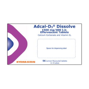 ADCAL-D3 DISSOLVE LEMON TABS 56 3328242