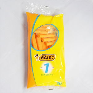 Bic Disposable Razors (Bic 1) Sensitive Pack of 10 0203844