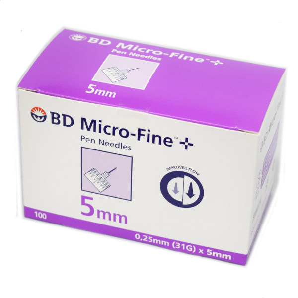 BD Microfine + Pen Needles Packs of 100 5mm 31g 2438554