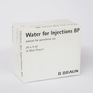 WATER FOR INJECTION (MINI-PLASCO) 5ML 20 AHP3820