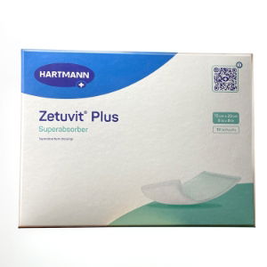 ZETUVIT PLUS Super Absorbent Wound Dressing 15 x 20cm - 10