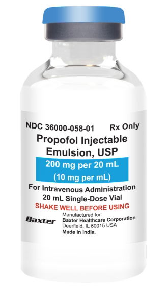 Propofol MCT LCT 20mg/ml 50ml GV PF1 Vial - 1