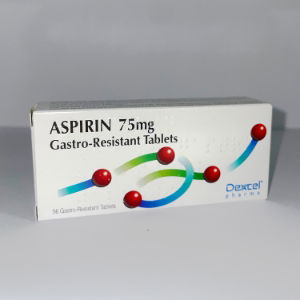 Aspirin 75mg Gastro Resistant Tablets - 56