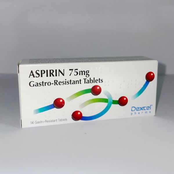 Aspirin 75mg Gastro Resistant Tablets - 56