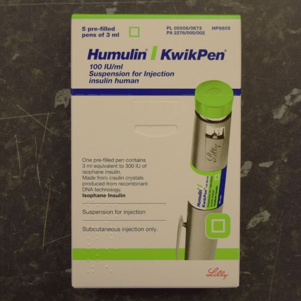 HUMULIN I KWIKPEN 5X3ML PENS 3508991