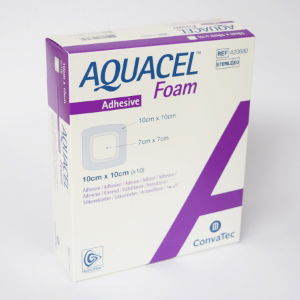 AQUACEL FOAM ADH 10X10CM 420680 10 3702784