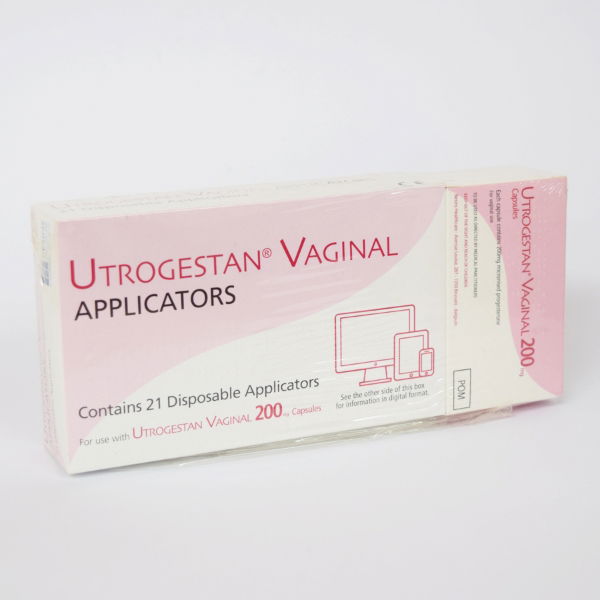 UTROGESTAN VAGINAL Capsules With Applicators 200mg - 21pk 3808581  