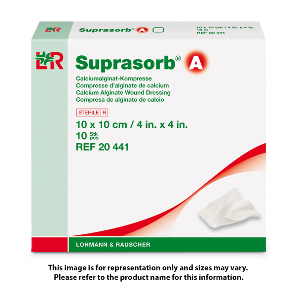 SUPRASORB A Calcium Alginate Dressing 5 x 5 cm - 10