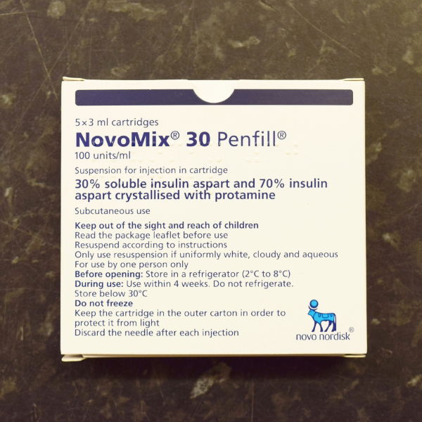 NOVOMIX 30 PENFILL 100U 5X3ML 2859551