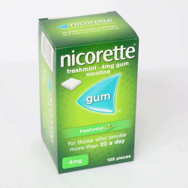 NICORETTE CHEW GUM 4MG 105 FRESHMINT 3032372