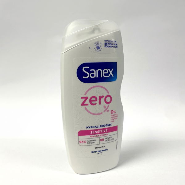 SANEX Shower Gel Zero % Sensitive 225ml - 1