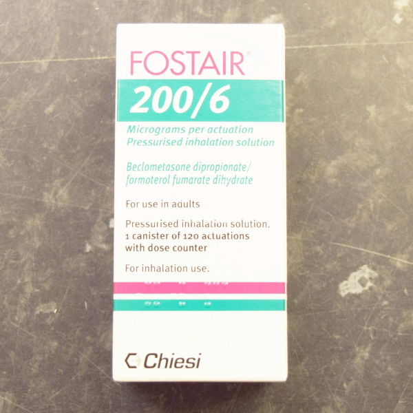 FOSTAIR INHALER 200 6 120 DOSE 1 3998598