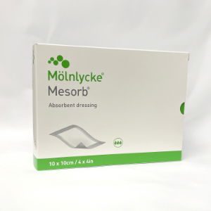 MESORB Absorbent Dressing Cellulose 10cm x 10cm - 10