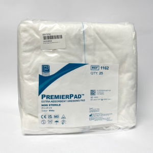 PREMIERPAD Absorbent Dressing Pads Sterile 20x20cm - 25