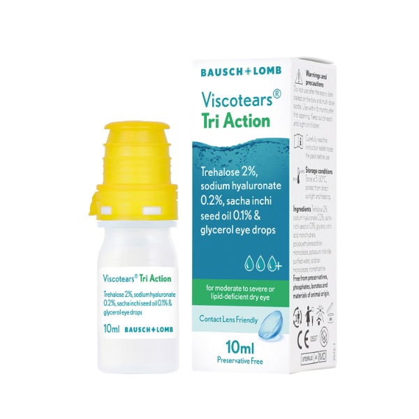 VISCOTEARS tri action eye drops p/f 10ml - 1