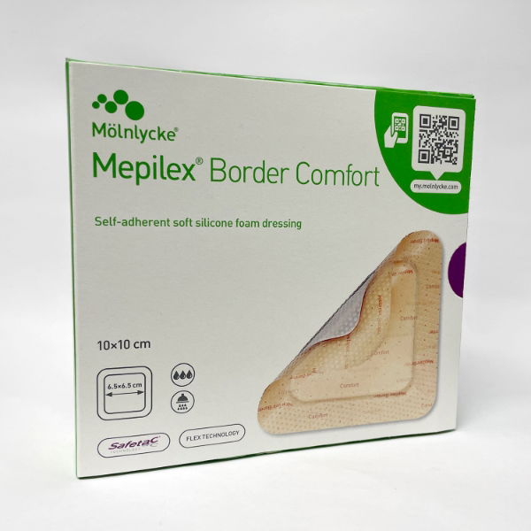 MEPILEX BORDER COMFORT Silicone Dressing 10cm x 10cm - 10