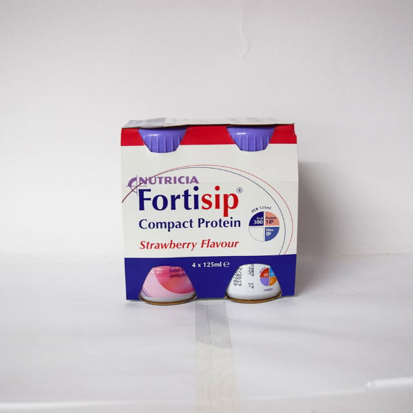 3715125-Fortisip Compact Protein Strawberry 125