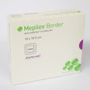MEPILEX BORDER Safetac Soft Silicone Dressing 10x10cm - 10pk 4031753
