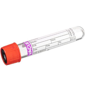 VACUETTE 3ml K3EDTA Push Caps Tube Red Cap 454022 - 100