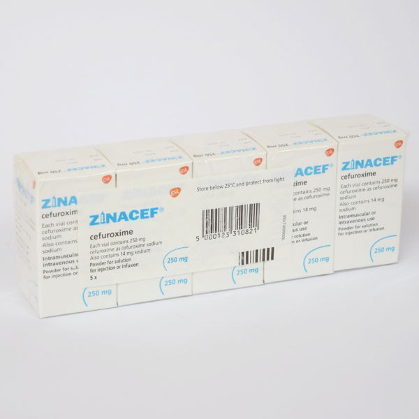 ZINACEF Injection 250mg - 5pk 0379552A